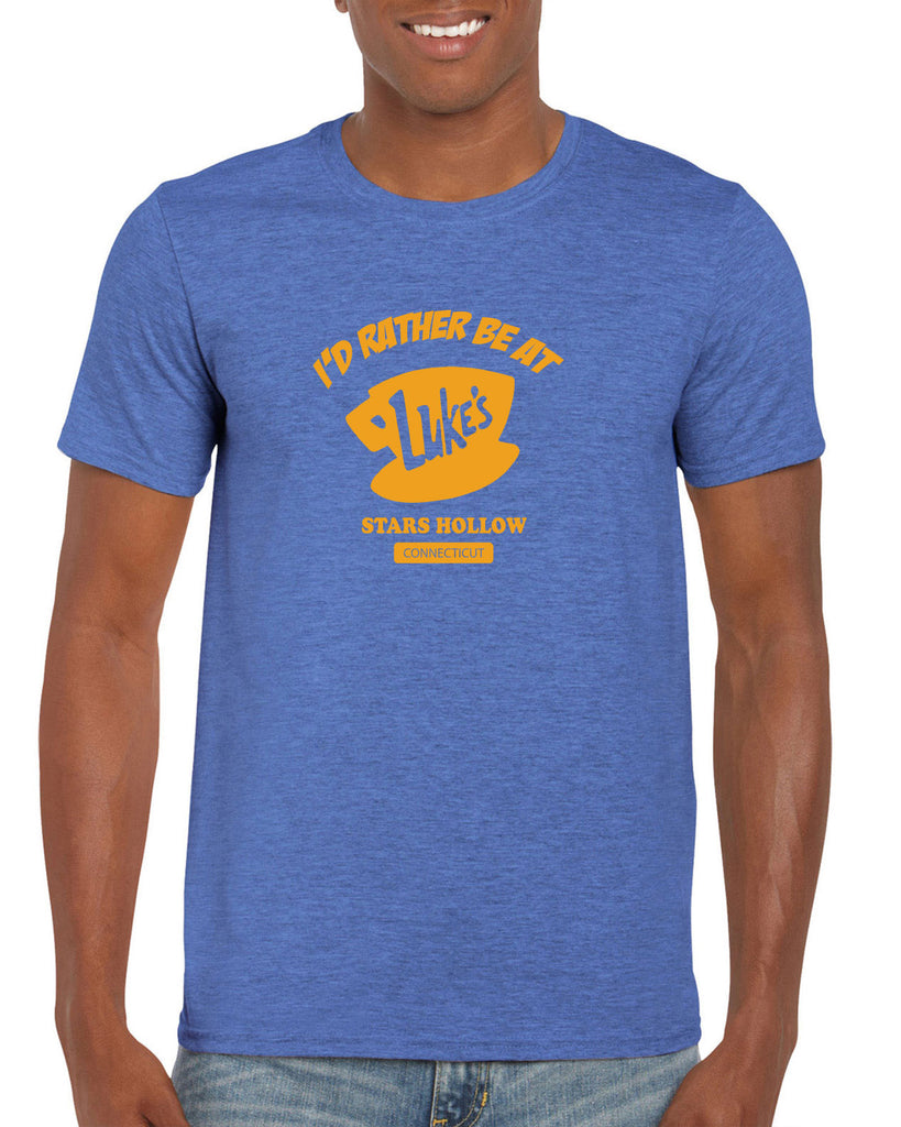 Luke's Diner Mens T-Shirt Stars Hallow Gilmore Girls Tv Show Dragon Fly Inn
