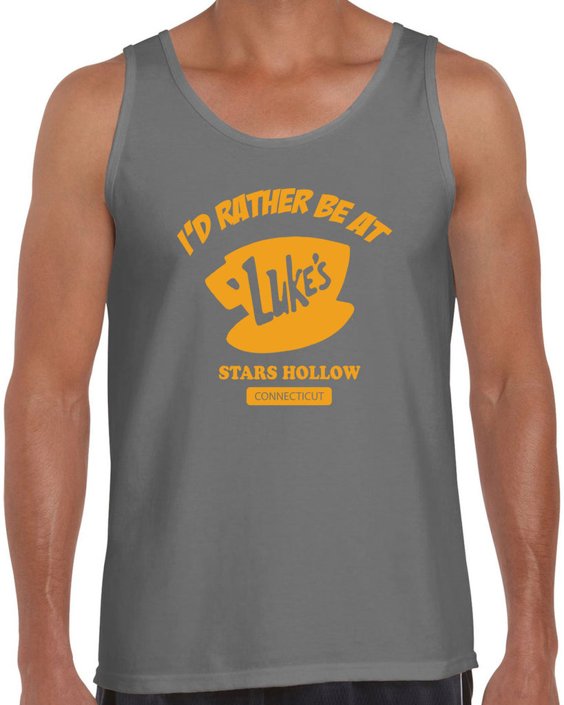 Luke's Diner Tank Top Stars Hallow Gilmore Girls Tv Show Dragon Fly Inn