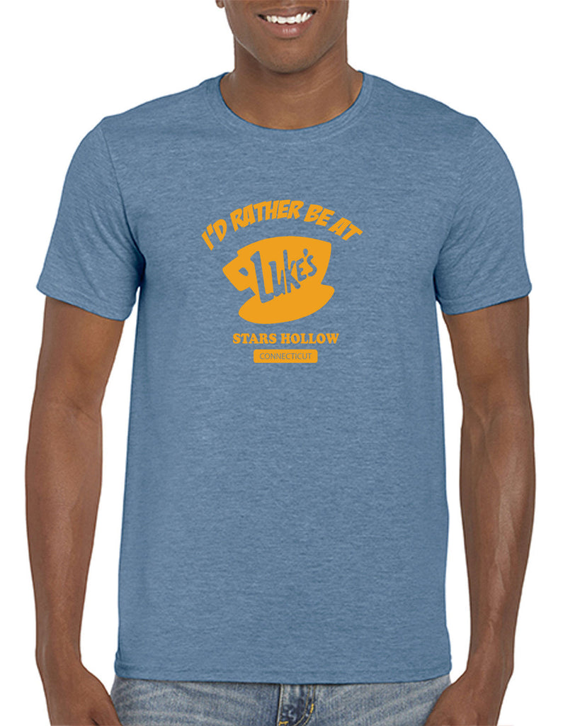 Luke's Diner Mens T-Shirt Stars Hallow Gilmore Girls Tv Show Dragon Fly Inn