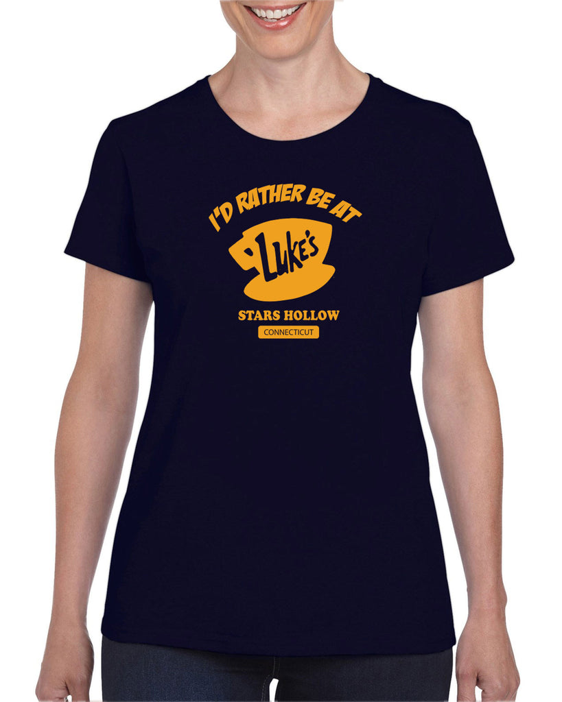 Luke's Diner Womens T-Shirt Stars Hallow Gilmore Girls Tv Show Dragon Fly Inn