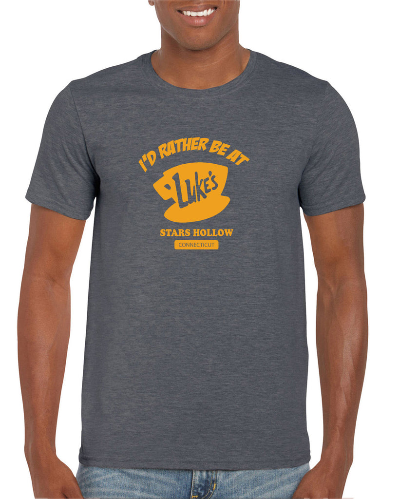 Luke's Diner Mens T-Shirt Stars Hallow Gilmore Girls Tv Show Dragon Fly Inn