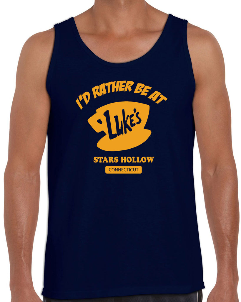 Luke's Diner Tank Top Stars Hallow Gilmore Girls Tv Show Dragon Fly Inn