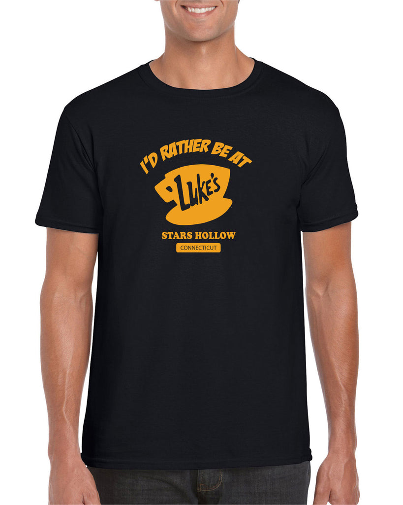 Luke's Diner Mens T-Shirt Stars Hallow Gilmore Girls Tv Show Dragon Fly Inn