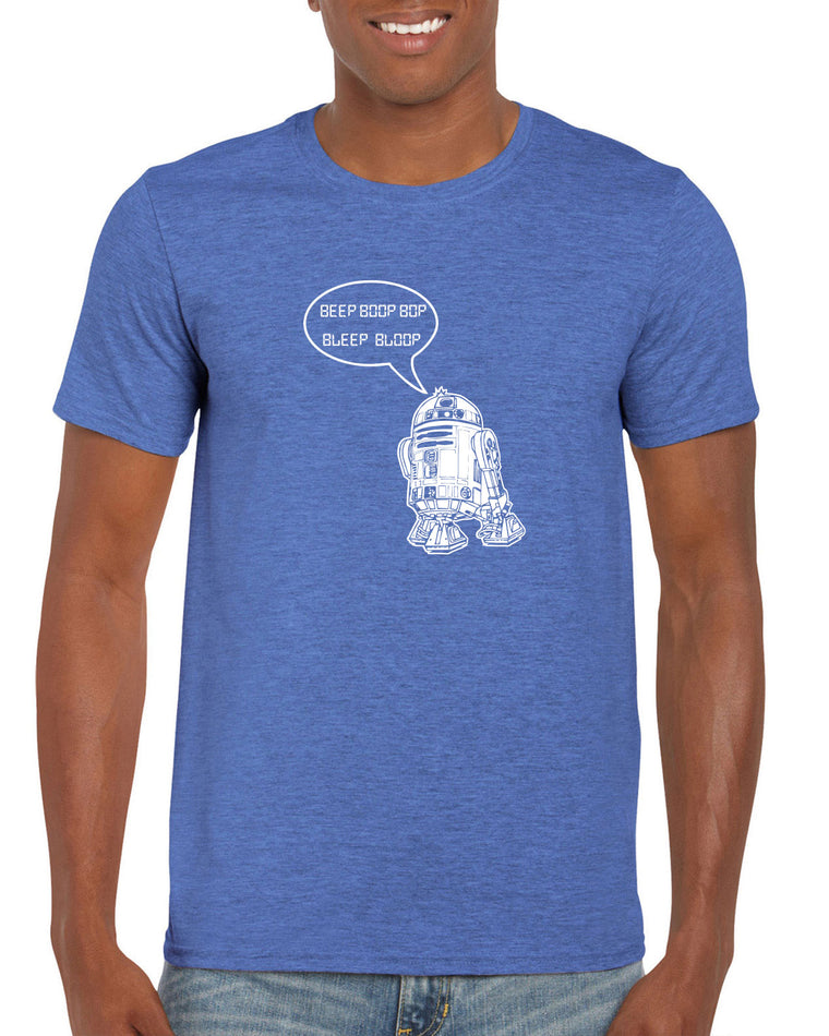 Men's Short Sleeve T-Shirt - Beep Boop Blop