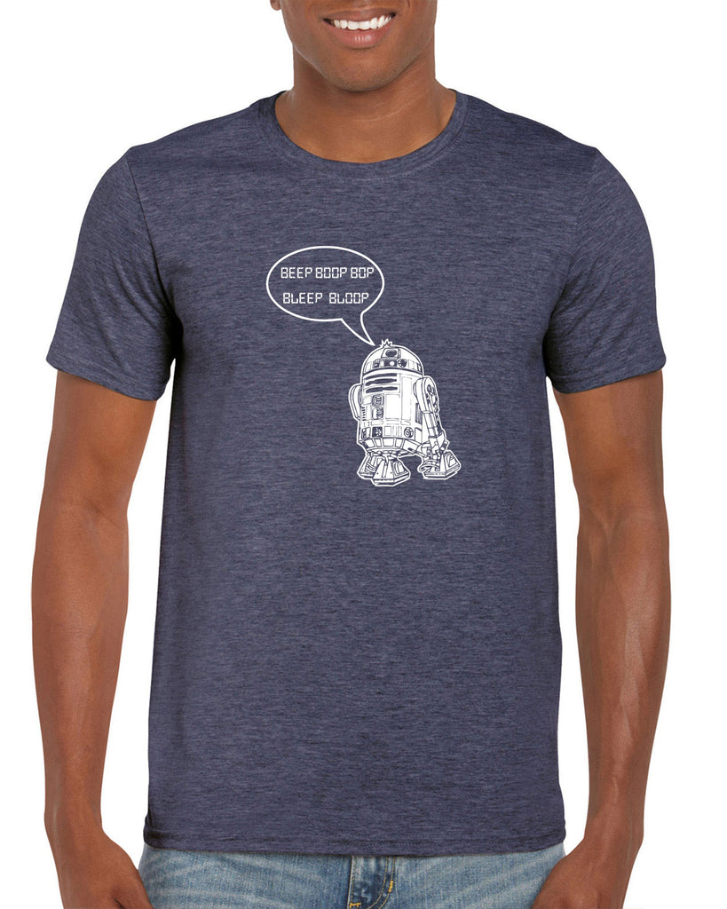 Beep Boop Bop Bleep Bloop Mens T-Shirt Funny Droid Star Wars 3CPO Jedi Geek Nerd