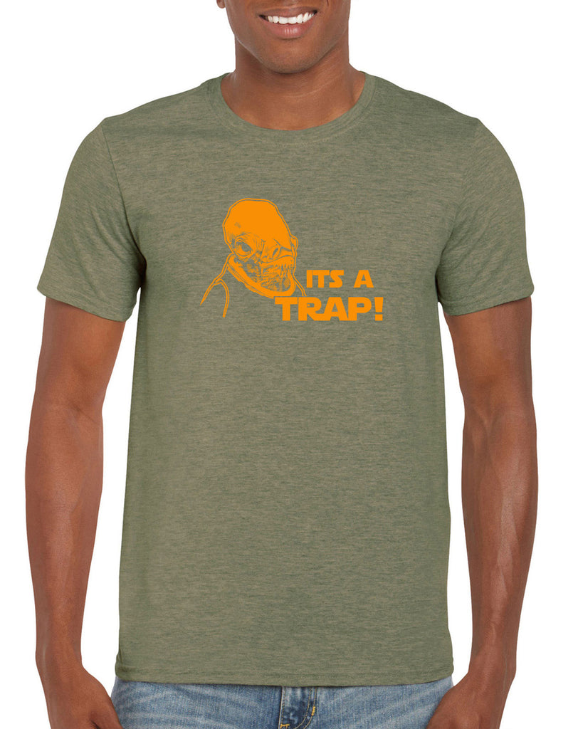 It's A Trap Mens T-Shirt Star Wars Admiral Ackbar Funny Geek Nerd 80s Movie Jedi Force Light Saber