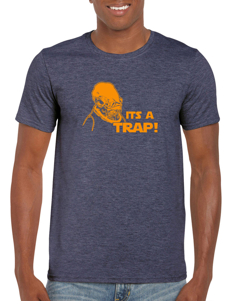 It's A Trap Mens T-Shirt Star Wars Admiral Ackbar Funny Geek Nerd 80s Movie Jedi Force Light Saber