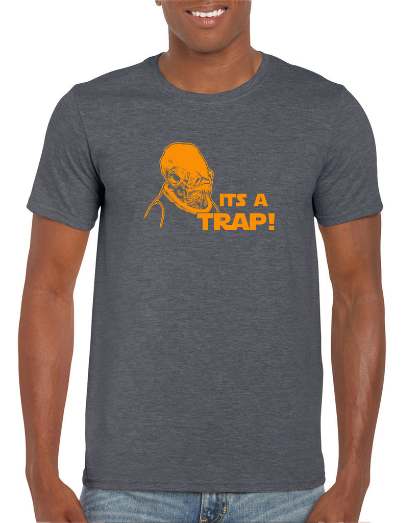 It's A Trap Mens T-Shirt Star Wars Admiral Ackbar Funny Geek Nerd 80s Movie Jedi Force Light Saber