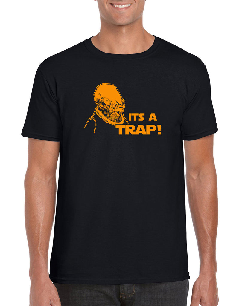 It's A Trap Mens T-Shirt Star Wars Admiral Ackbar Funny Geek Nerd 80s Movie Jedi Force Light Saber