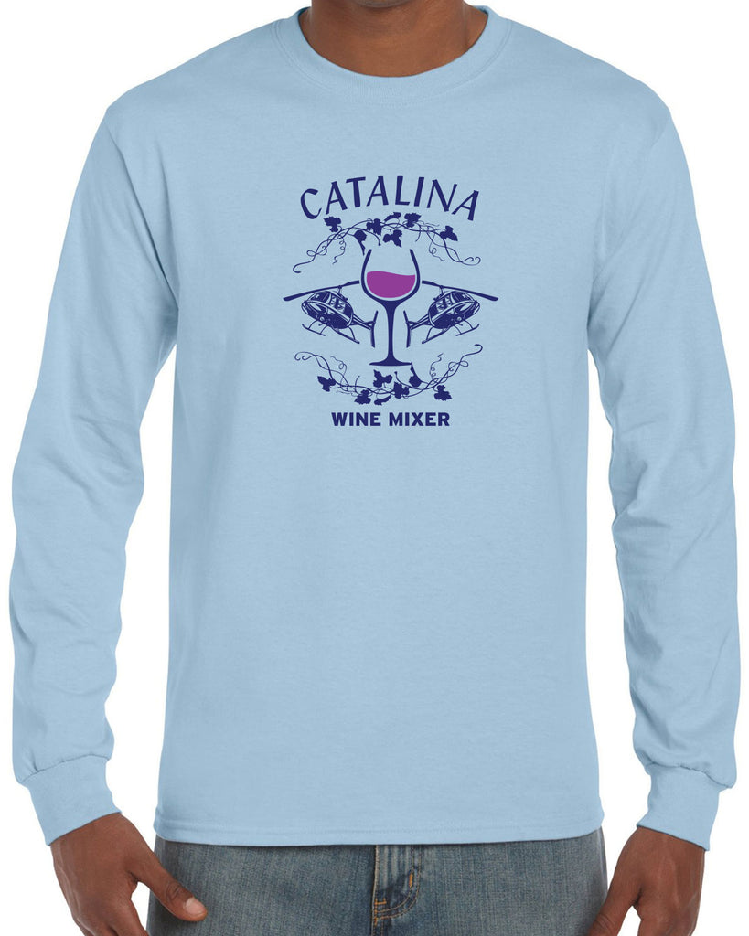 Catalina Wine Mixer Long Sleeve Shirt Step Brothers Movie Prestige Worldwide Boats N Hoes College Party