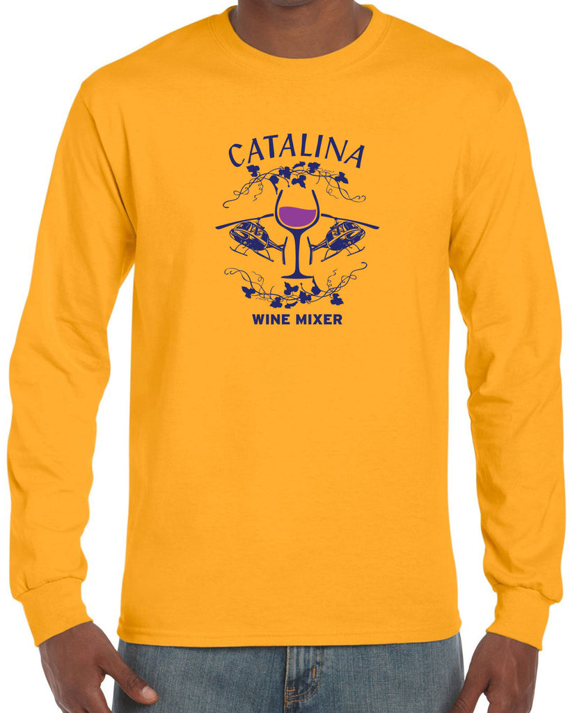 Catalina Wine Mixer Long Sleeve Shirt Step Brothers Movie Prestige Worldwide Boats N Hoes College Party