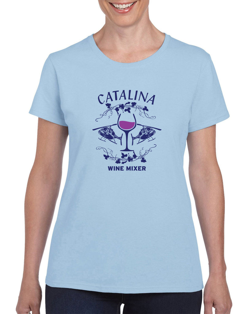 Catalina Wine Mixer Womens T-Shirt Step Brothers Movie Prestige Worldwide Boats N Hoes College Party