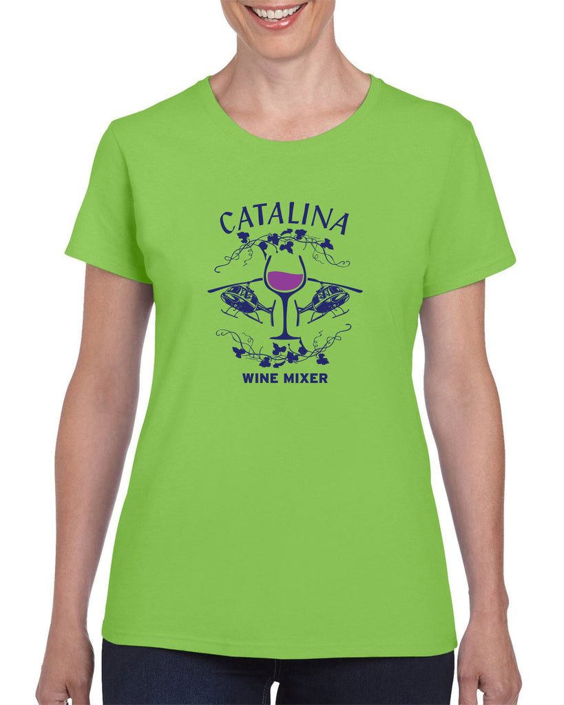 Catalina Wine Mixer Womens T-Shirt Step Brothers Movie Prestige Worldwide Boats N Hoes College Party