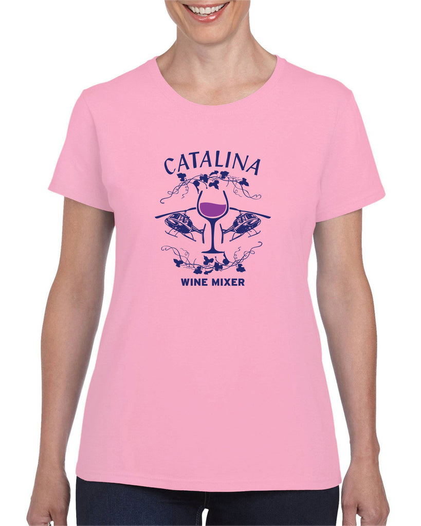 Catalina Wine Mixer Womens T-Shirt Step Brothers Movie Prestige Worldwide Boats N Hoes College Party