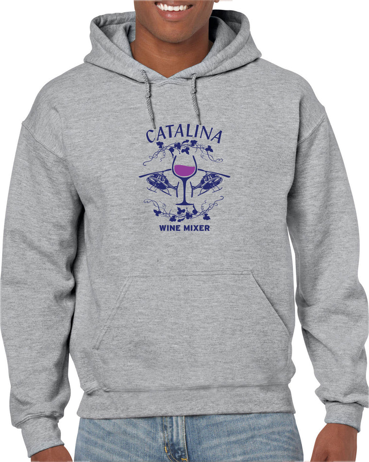 Mens Hoodie Sweatshirt - Catalina Wine Mixer