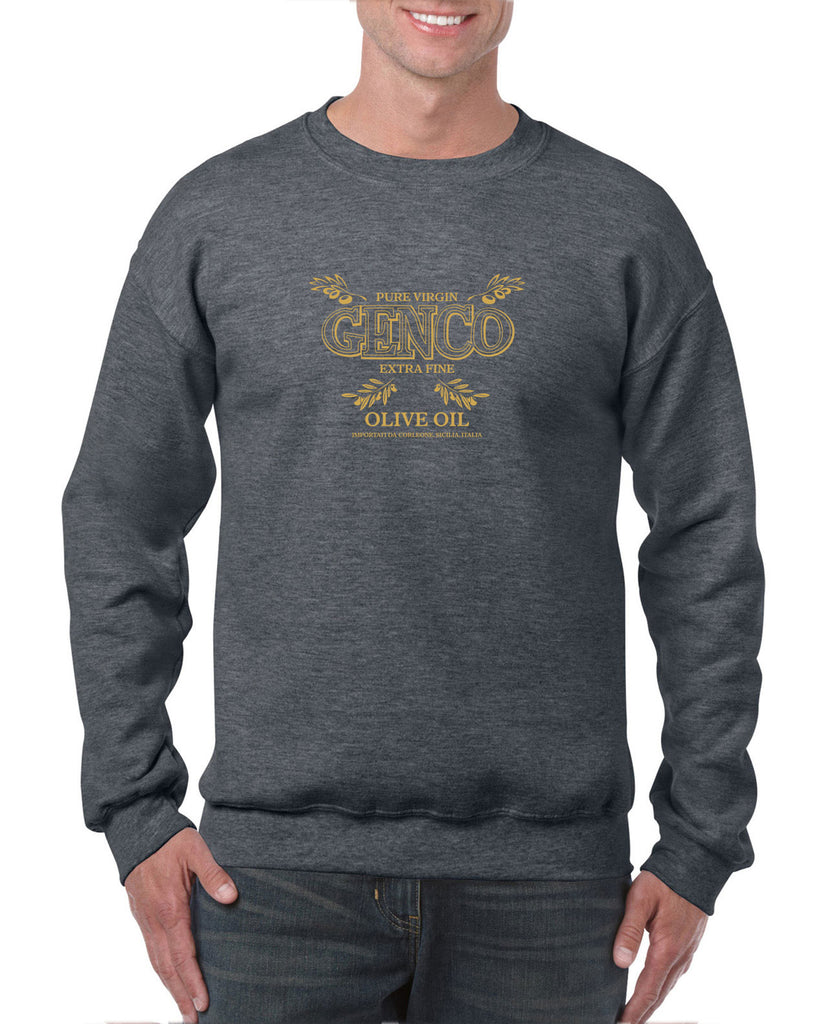 Genco Olive Oil Crew Sweatshirt Godfather Movie Mafia Mobster Don Corleone Halloween Costume