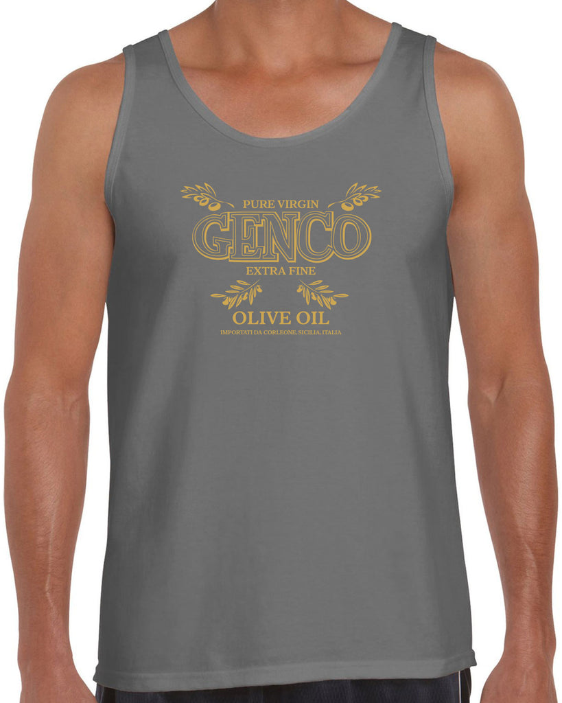 Genco Olive Oil Tank Top Godfather Movie Mafia Mobster Don Corleone Halloween Costume
