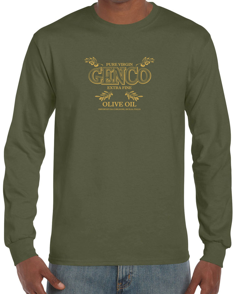 Genco Olive Oil Long Sleeve Shirt Godfather Movie Mafia Mobster Don Corleone Halloween Costume