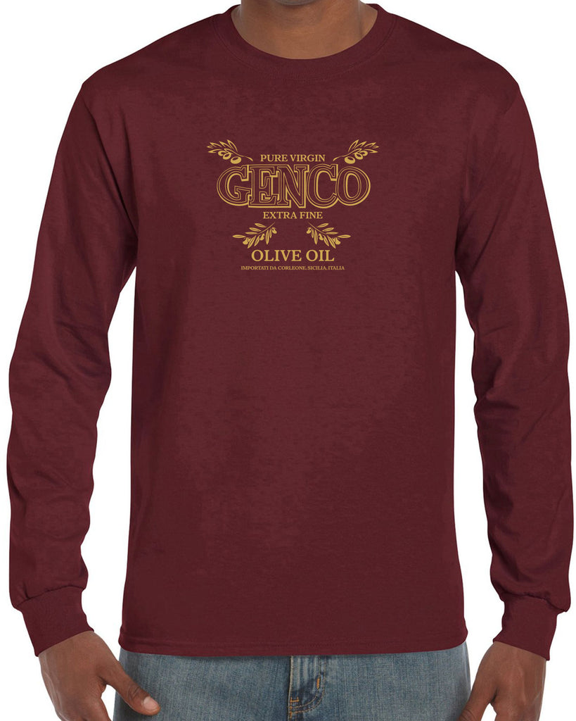 Genco Olive Oil Long Sleeve Shirt Godfather Movie Mafia Mobster Don Corleone Halloween Costume