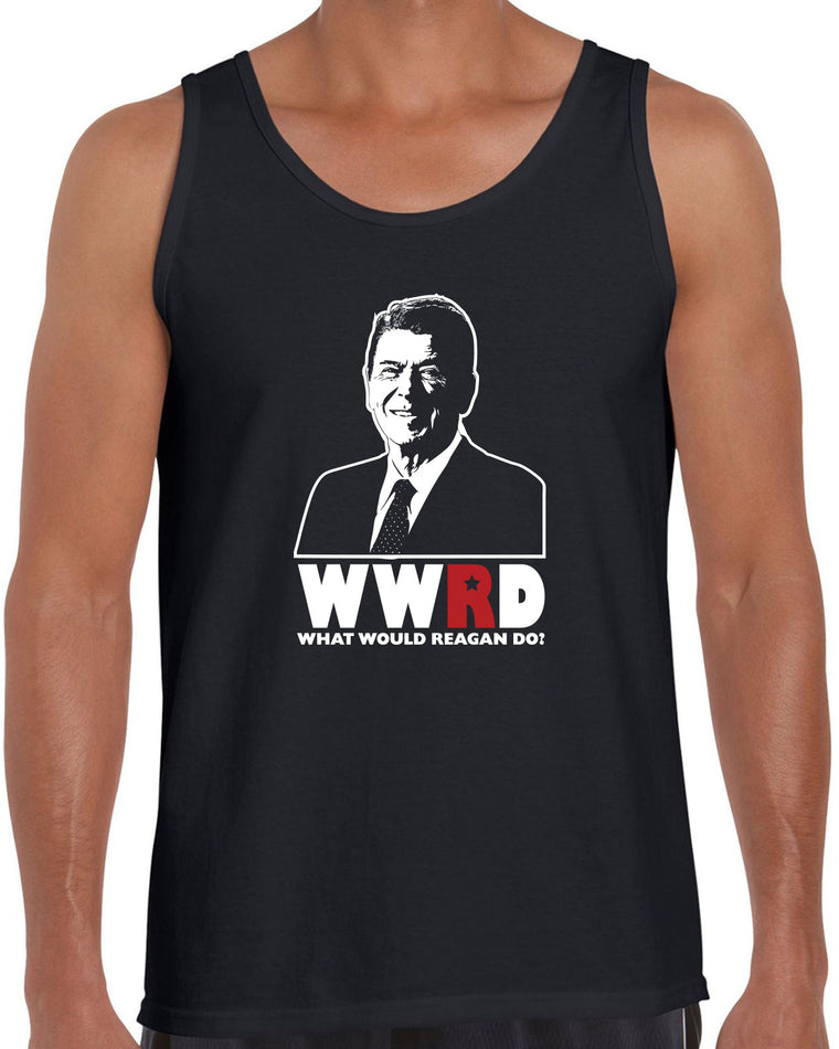 Men's Sleeveless Tank Top - What Would Reagan Do?