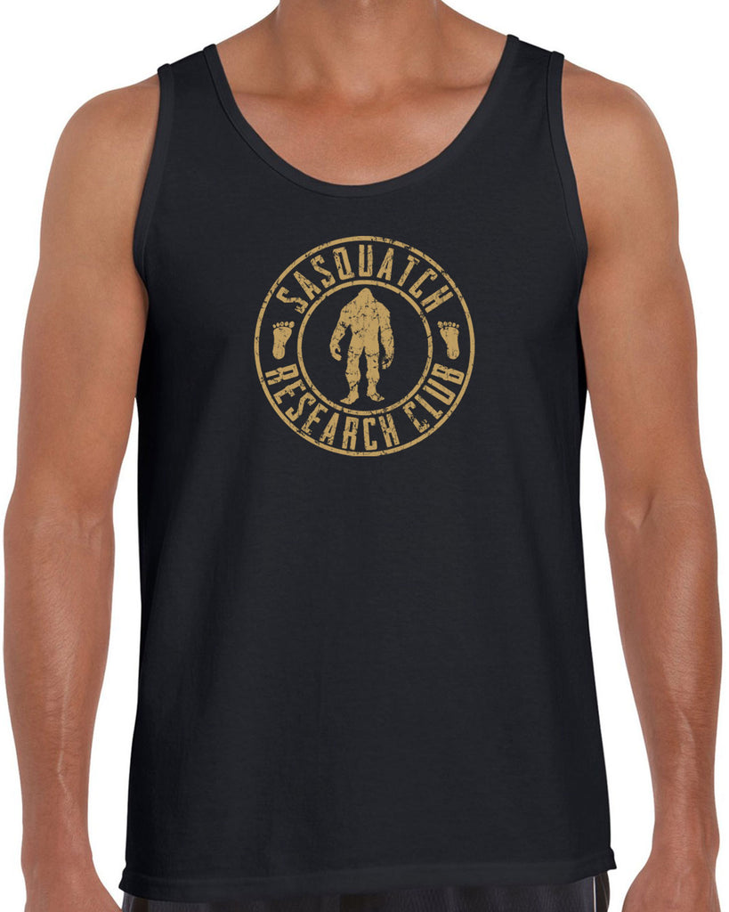 Sasquatch Research Club Tank Top Yeti Bigfoot Squatching Gone Squatchin Squatch College Party Vintage