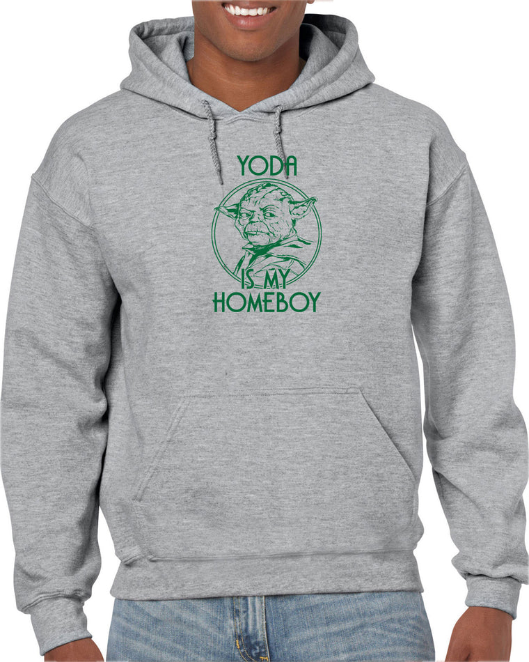Hoodie Sweatshirt - Yoda Is My Homeboy