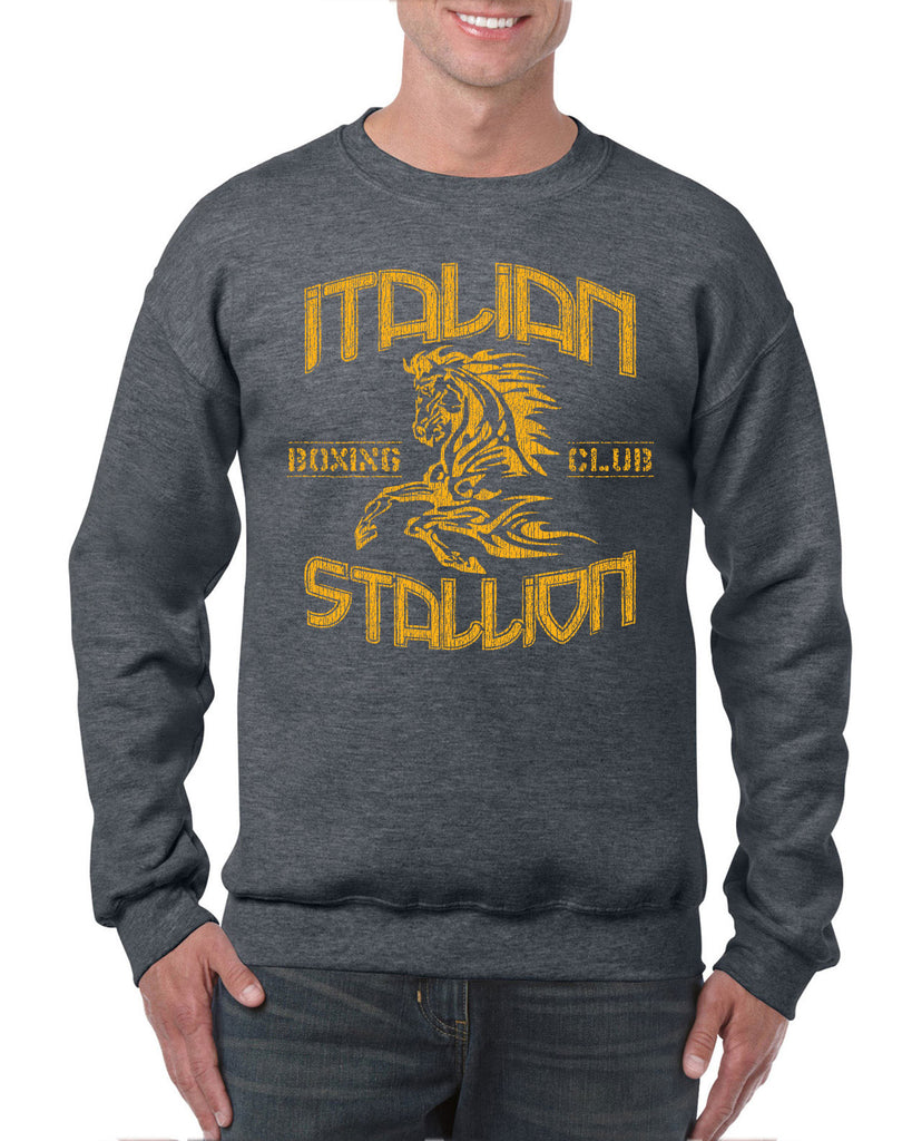 Hot Press Apparel Men's Sweatshirt Italian Stallion Rocky Men's Shirt Unisex Women's Sweatshirt Fighter Boxer Champion Eye of the Tiger Gift Present Halloween Costume Christmas Clothing Apparel Sale Silk Screen Handmade