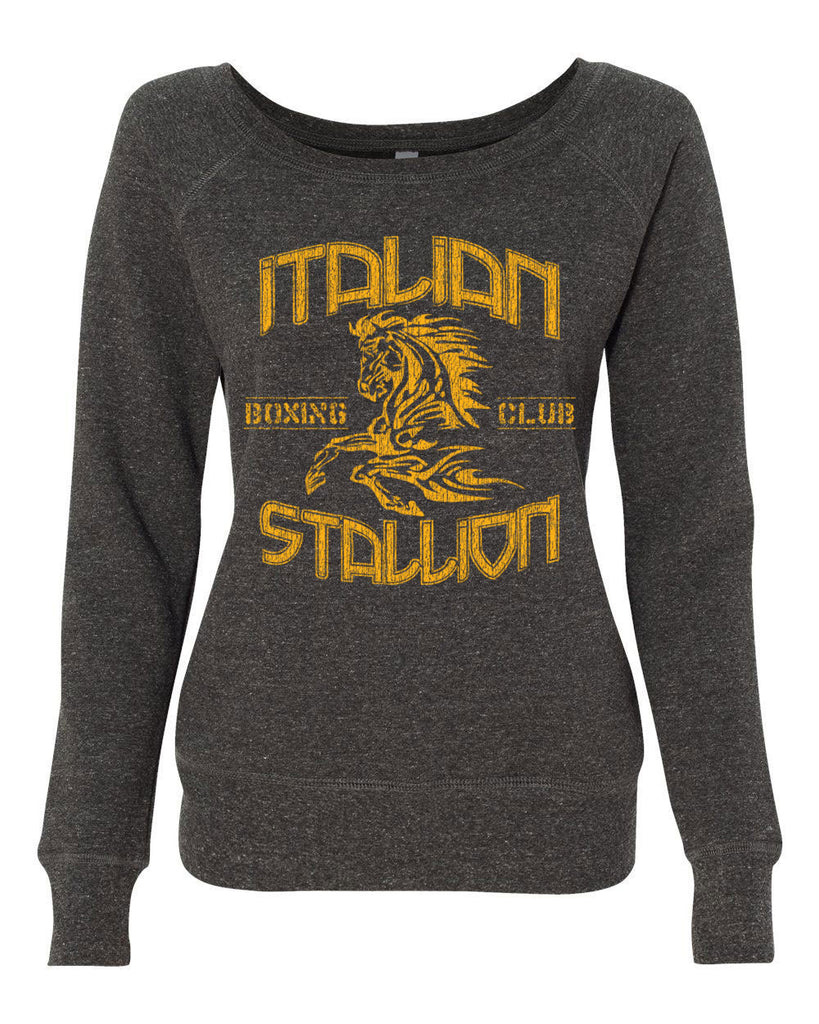 Women's Long Sleeve Off the Shoulder - Italian Stallion