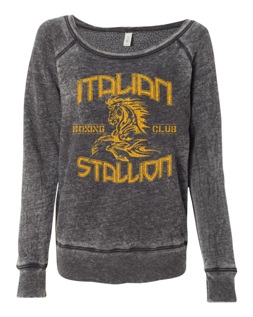 Women's Long Sleeve Off the Shoulder - Italian Stallion
