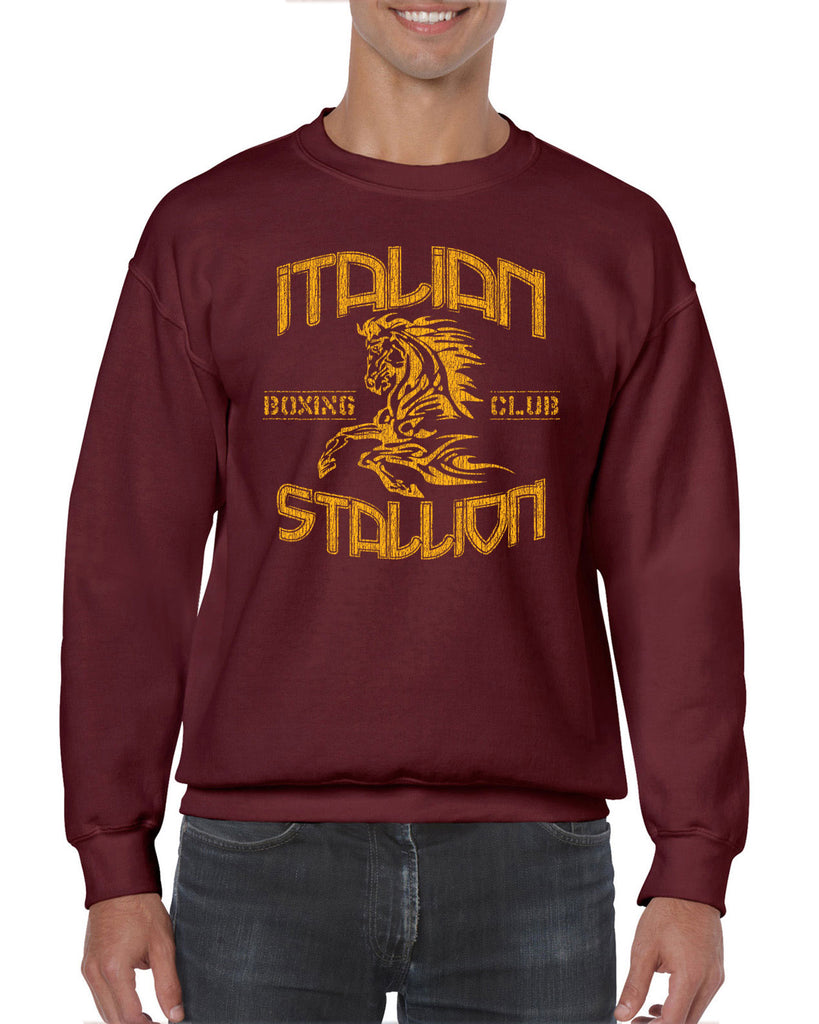 Hot Press Apparel Men's Sweatshirt Italian Stallion Rocky Men's Shirt Unisex Women's Sweatshirt Fighter Boxer Champion Eye of the Tiger Gift Present Halloween Costume Christmas Clothing Apparel Sale Silk Screen Handmade