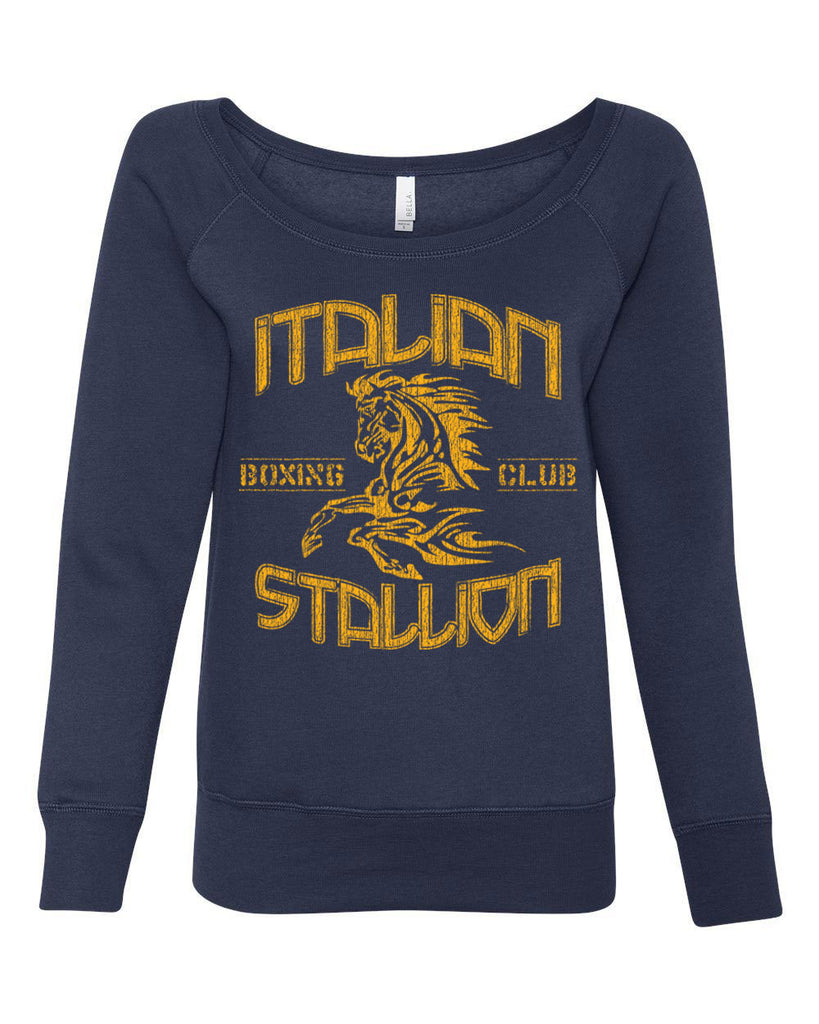 Women's Long Sleeve Off the Shoulder - Italian Stallion