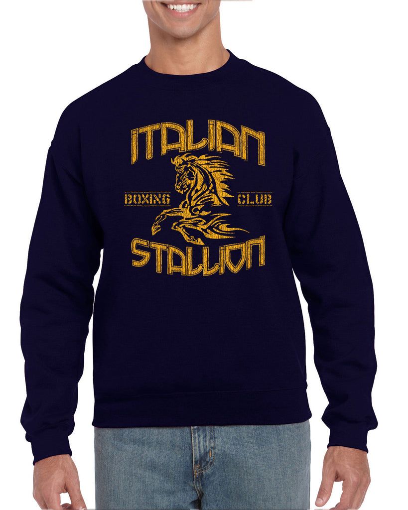 Hot Press Apparel Men's Sweatshirt Italian Stallion Rocky Men's Shirt Unisex Women's Sweatshirt Fighter Boxer Champion Eye of the Tiger Gift Present Halloween Costume Christmas Clothing Apparel Sale Silk Screen Handmade