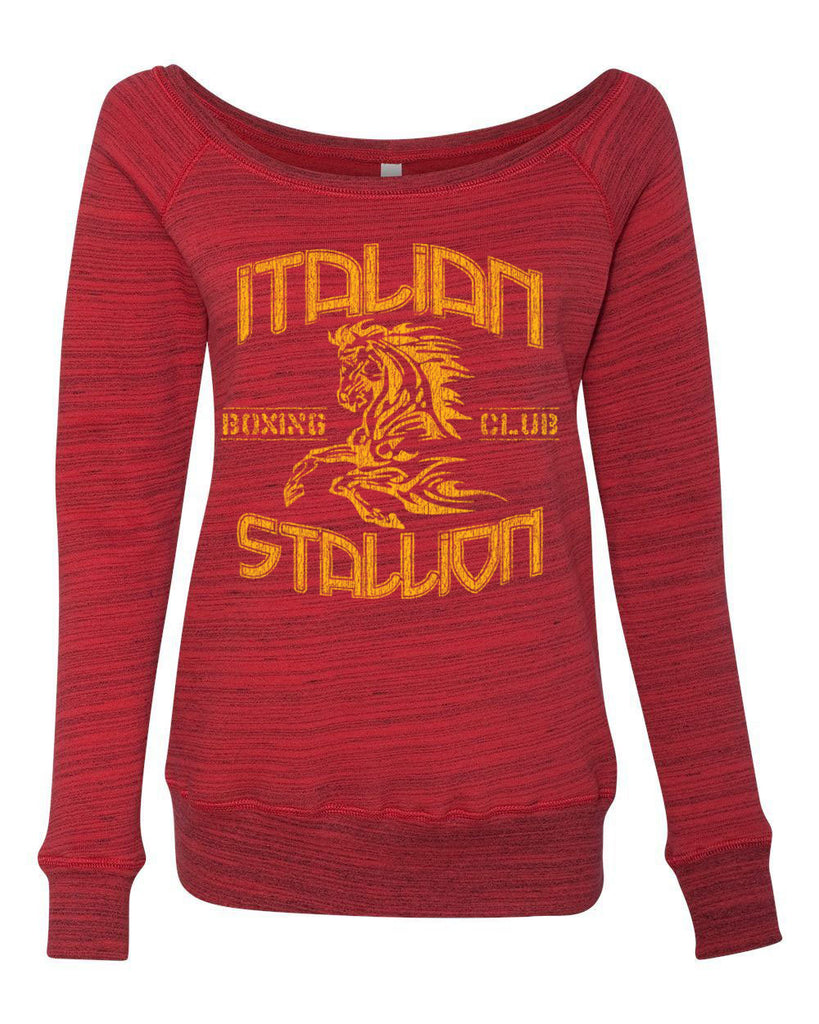 Women's Long Sleeve Off the Shoulder - Italian Stallion