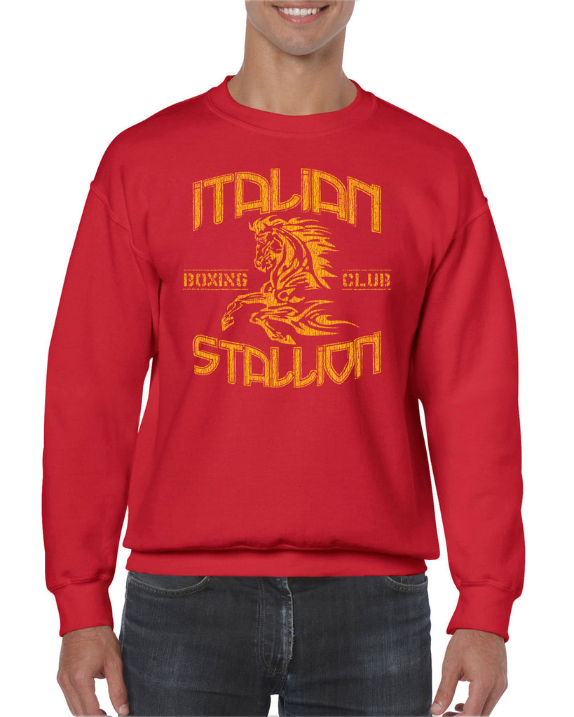 Hot Press Apparel Men's Sweatshirt Italian Stallion Rocky Men's Shirt Unisex Women's Sweatshirt Fighter Boxer Champion Eye of the Tiger Gift Present Halloween Costume Christmas Clothing Apparel Sale Silk Screen Handmade