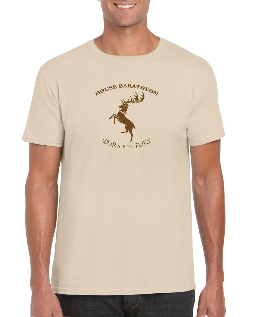 House Baratheon Mens T-Shirt Tv Show Game Of Thrones Storm Lands Westeros Kings Landing Stag Vintage Retro