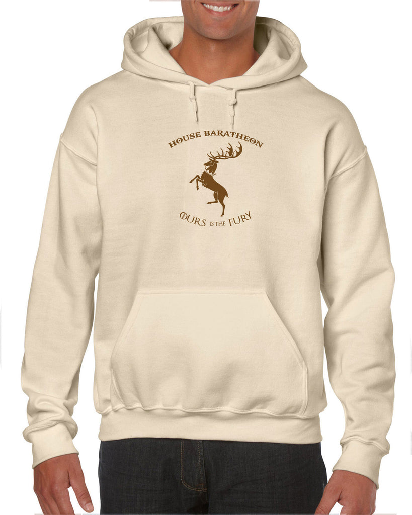 House Baratheon Hoodie Hooded Sweatshirt Tv Show Game Of Thrones Storm Lands Westeros Kings Landing Stag Vintage Retro