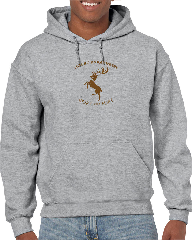 House Baratheon Hoodie Hooded Sweatshirt Tv Show Game Of Thrones Storm Lands Westeros Kings Landing Stag Vintage Retro