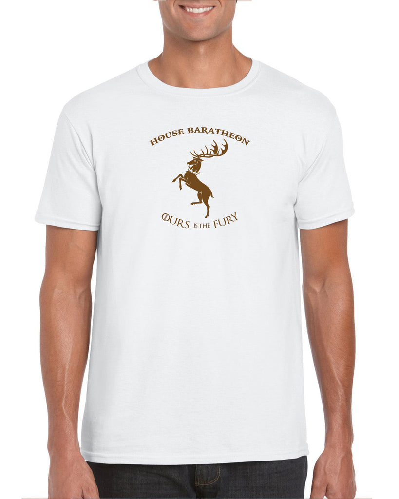 House Baratheon Mens T-Shirt Tv Show Game Of Thrones Storm Lands Westeros Kings Landing Stag Vintage Retro
