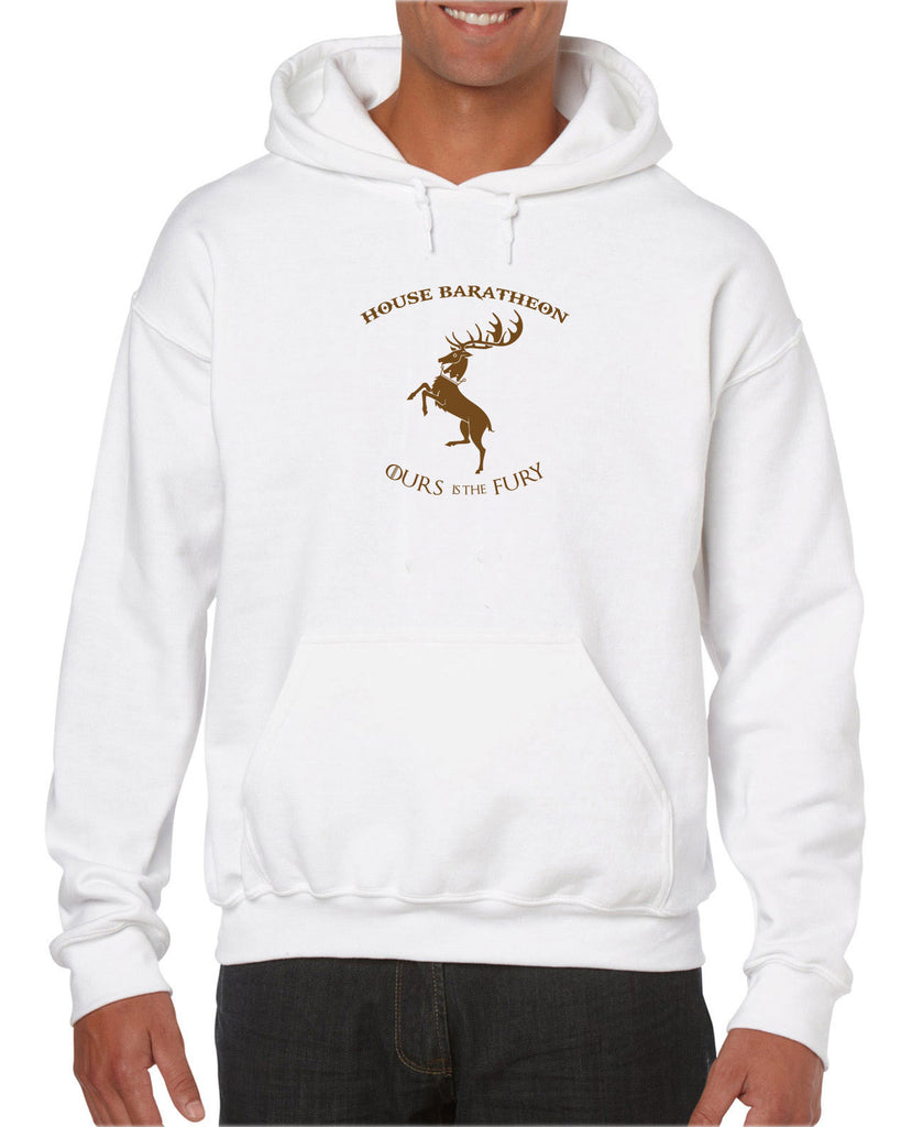 House Baratheon Hoodie Hooded Sweatshirt Tv Show Game Of Thrones Storm Lands Westeros Kings Landing Stag Vintage Retro