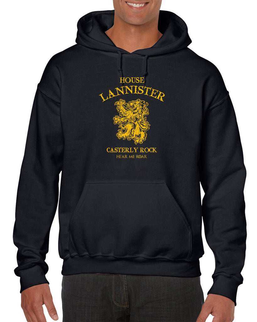 House Lannister Hooded Sweatshirt Hoodie funny games of thrones casterly rock tywin tyrion westeros castle king golden lion sigil
