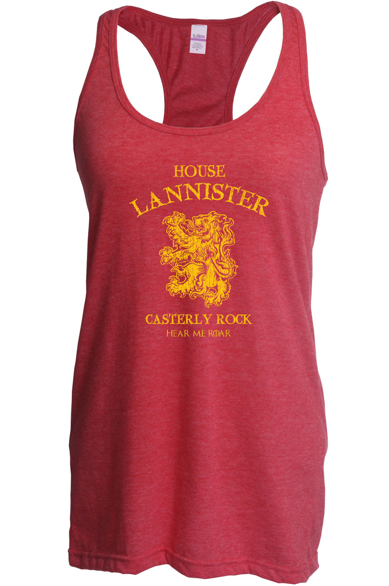 Women's Racer Back Tank Top - House Lannister