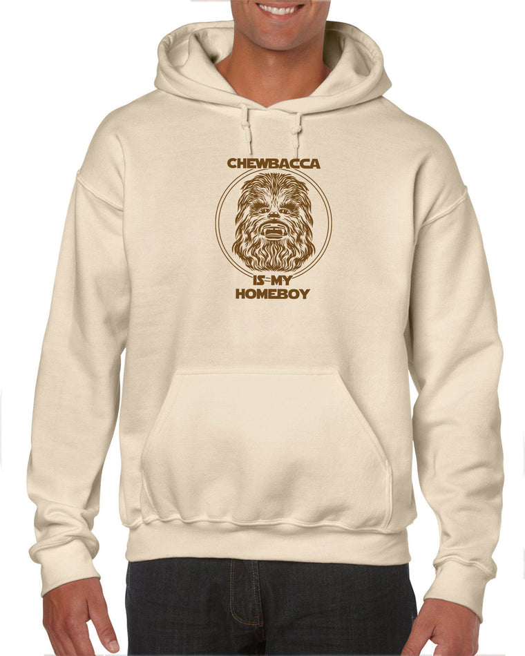 Hoodie Sweatshirt - Chewbacca is My Homeboy