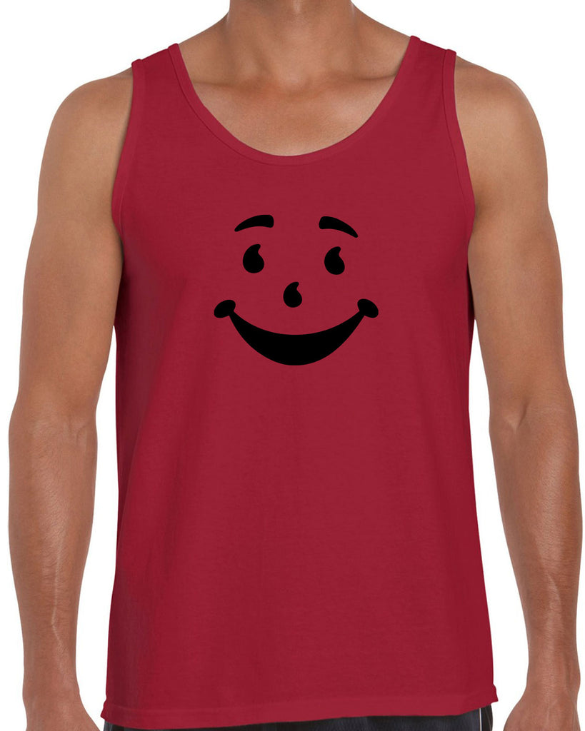 Kool Aide Man Face Tank Top Geek Nerd Halloween Costume