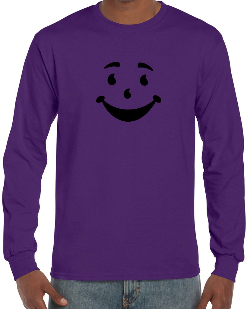 Kool Aide Man Face Hoodie Hooded Sweatshirt Geek Nerd Halloween Costume