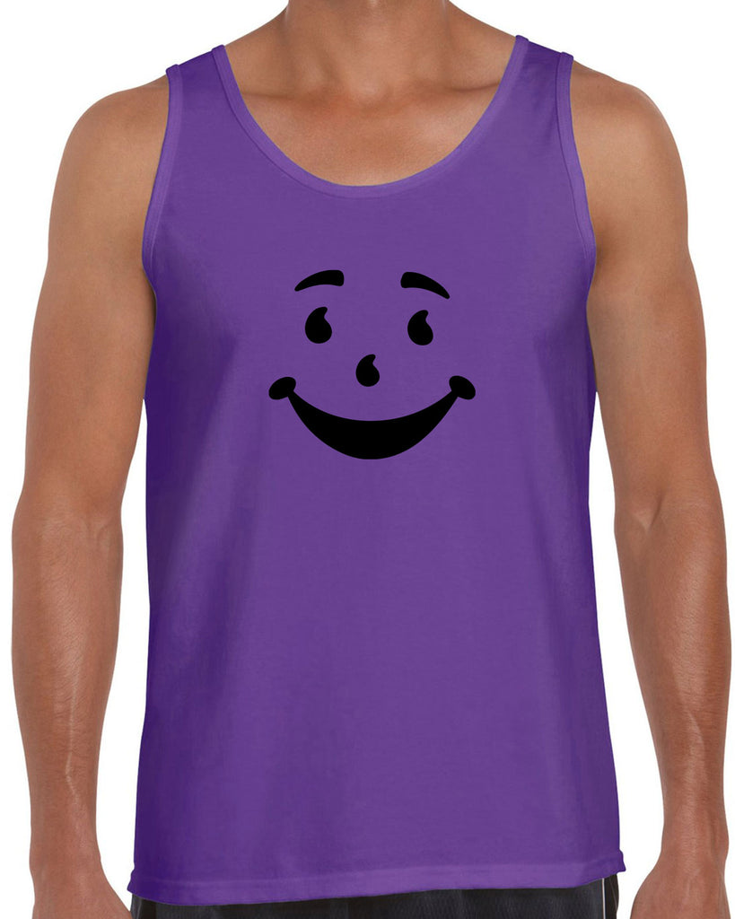 Kool Aide Man Face Tank Top Geek Nerd Halloween Costume