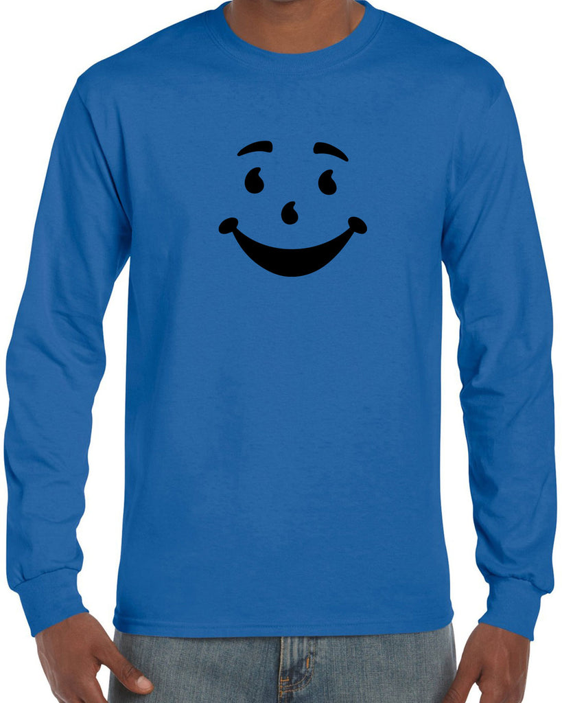 Kool Aide Man Face Hoodie Hooded Sweatshirt Geek Nerd Halloween Costume