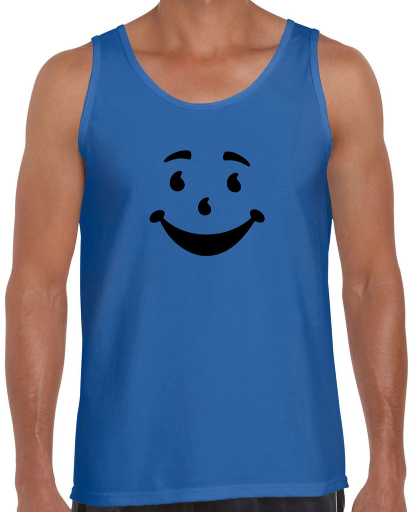 Kool Aide Man Face Tank Top Geek Nerd Halloween Costume