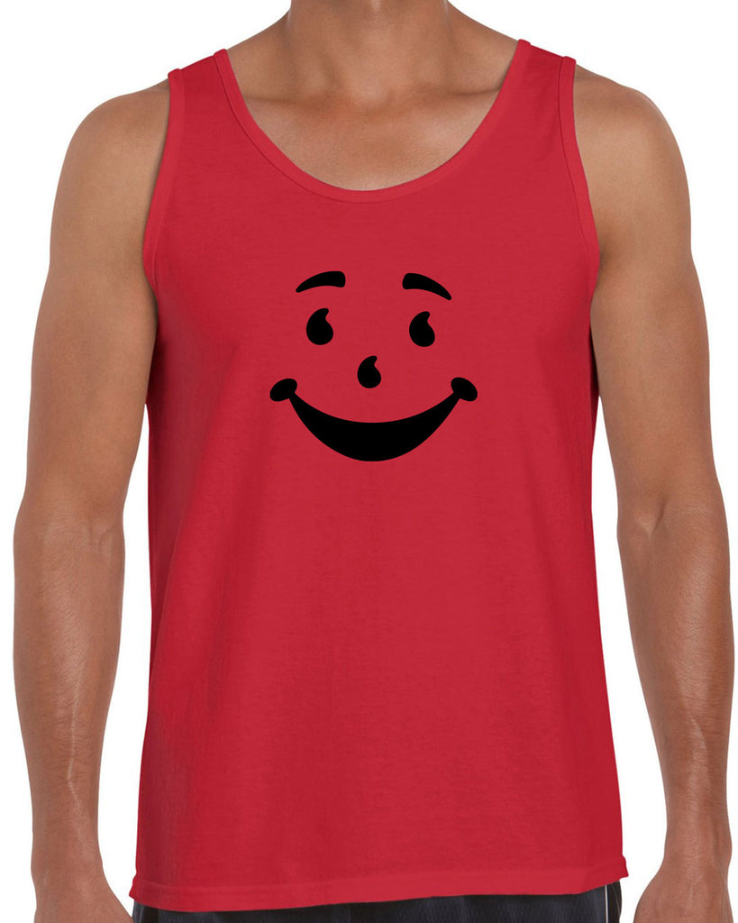 Kool Aide Man Face Tank Top Geek Nerd Halloween Costume