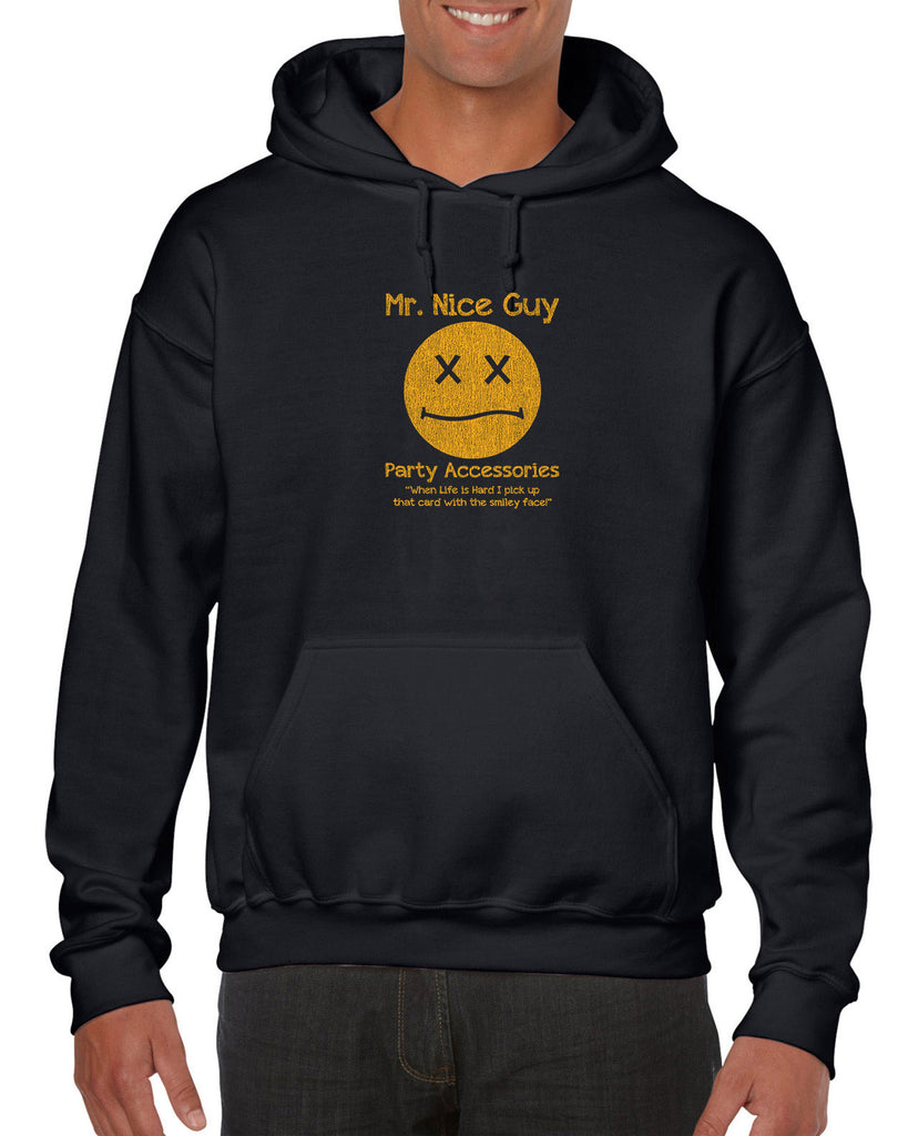 Mr. Nice Guy Hoodie Hooded Sweatshirt Half Baked 90s Movie Weed Stoner Chapelle Party Vintage Retro