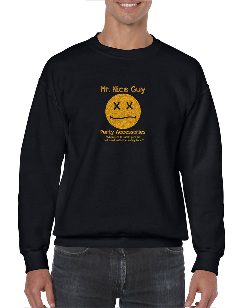 Mr. Nice Guy Crew Sweatshirt Half Baked 90s Movie Weed Stoner Chapelle Party Vintage Retro